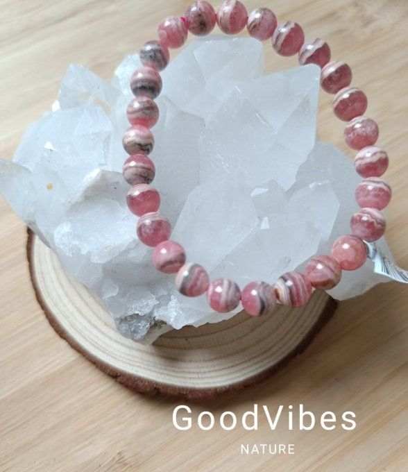 Bracelet Rhodochrosite 6mm - AA