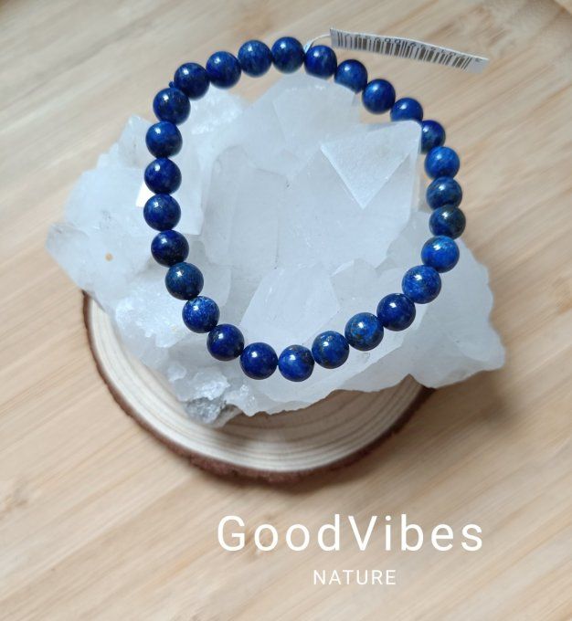 Bracelet GESTION DES EMOTIONS Lapis Lazuli 18 cm