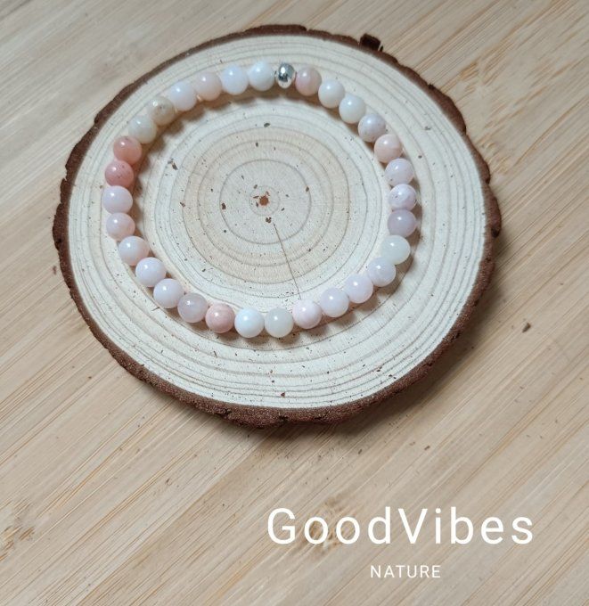 Bracelet Opale Rose 18 cm