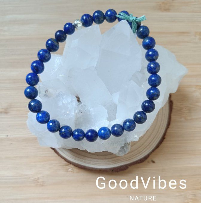 Bracelet GESTION DES EMOTIONS Lapis Lazuli 20 cm