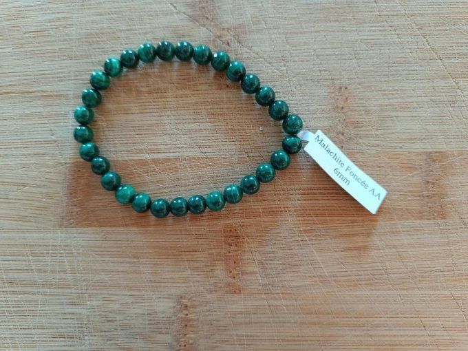 Bracelet Malachite NOUVEAU DEPART 19 cm