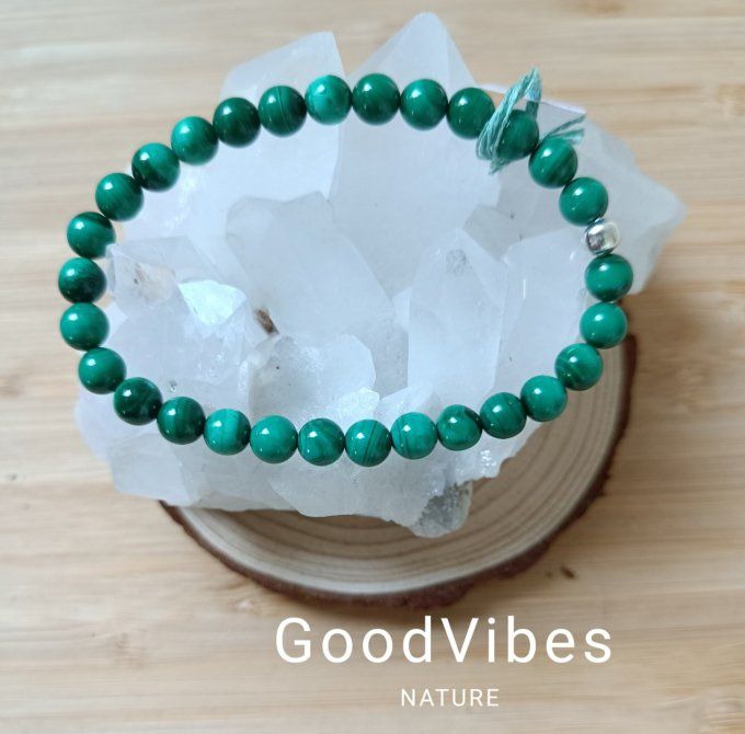 Bracelet Malachite NOUVEAU DEPART 19 cm