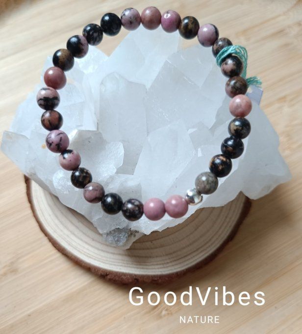 Bracelet rhodonite " Guérison des émotions "