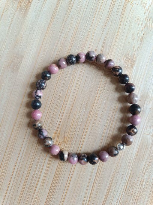 Bracelet rhodonite " Guérison des émotions "