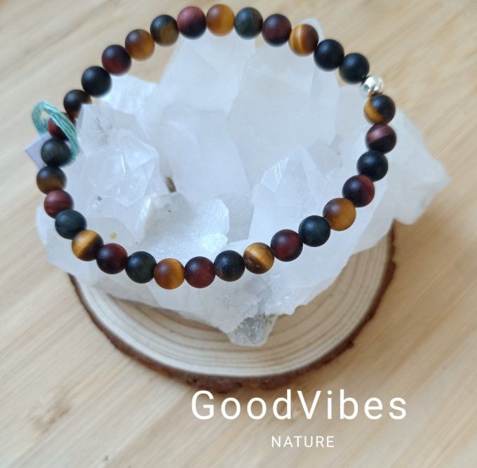 Bracelet TRIPLE PROTECTION 3 yeux 19 cm