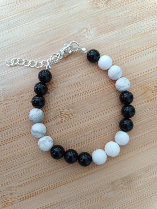 Bracelet Yin Yang - Acier inoxydable