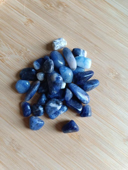 Pierre roulée sodalite 15-25 mm